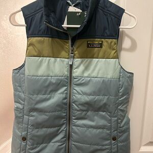 L.L. Bean Multicolor Mountain Classic Puffer Vest XS